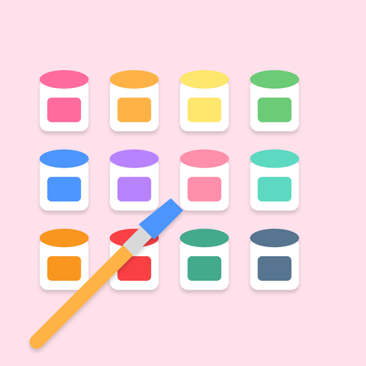 Washable Kids Paint Set, 12 Colours